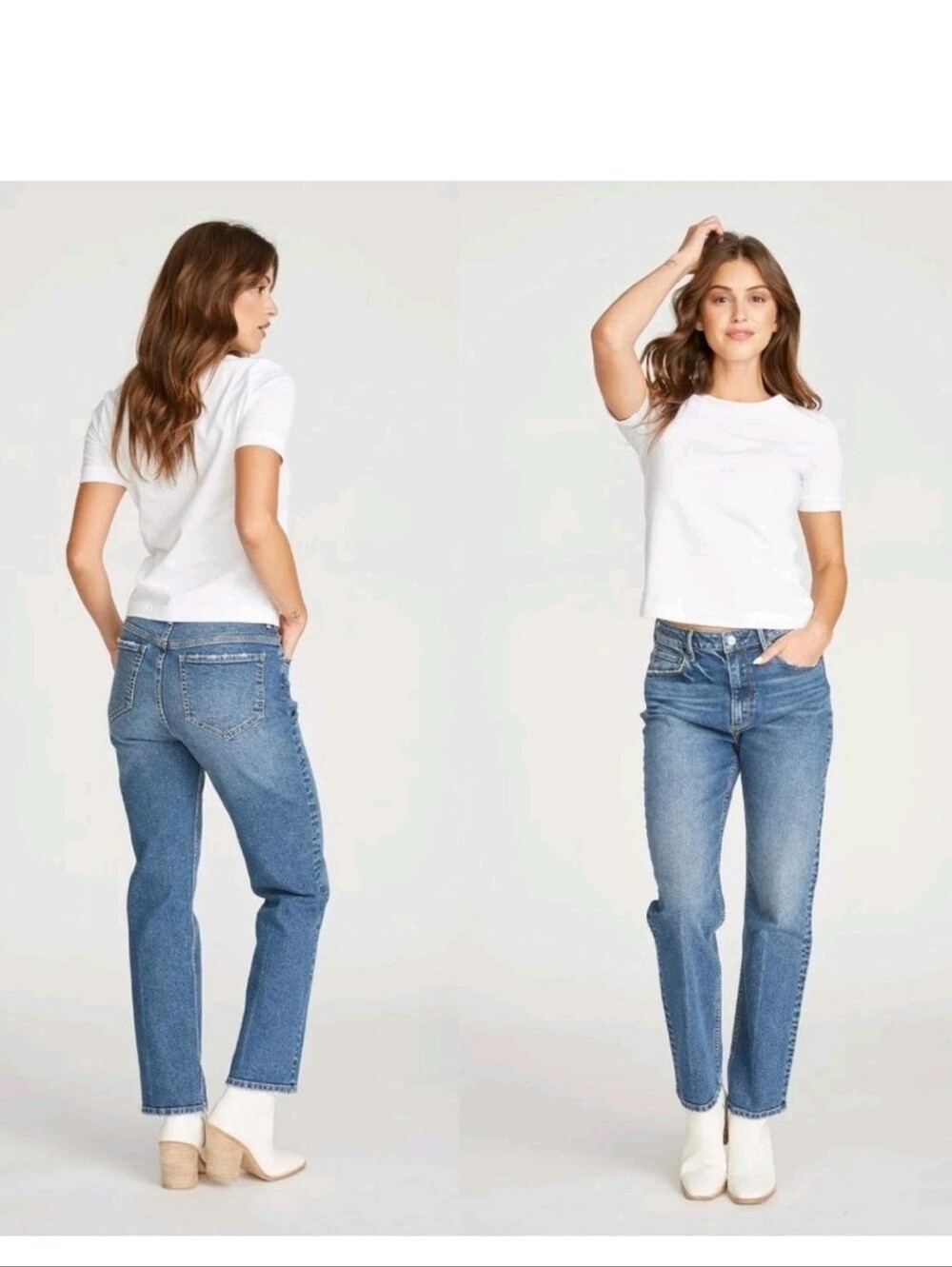 Stella Classic High-Rise Straight Leg Jeans - Blue